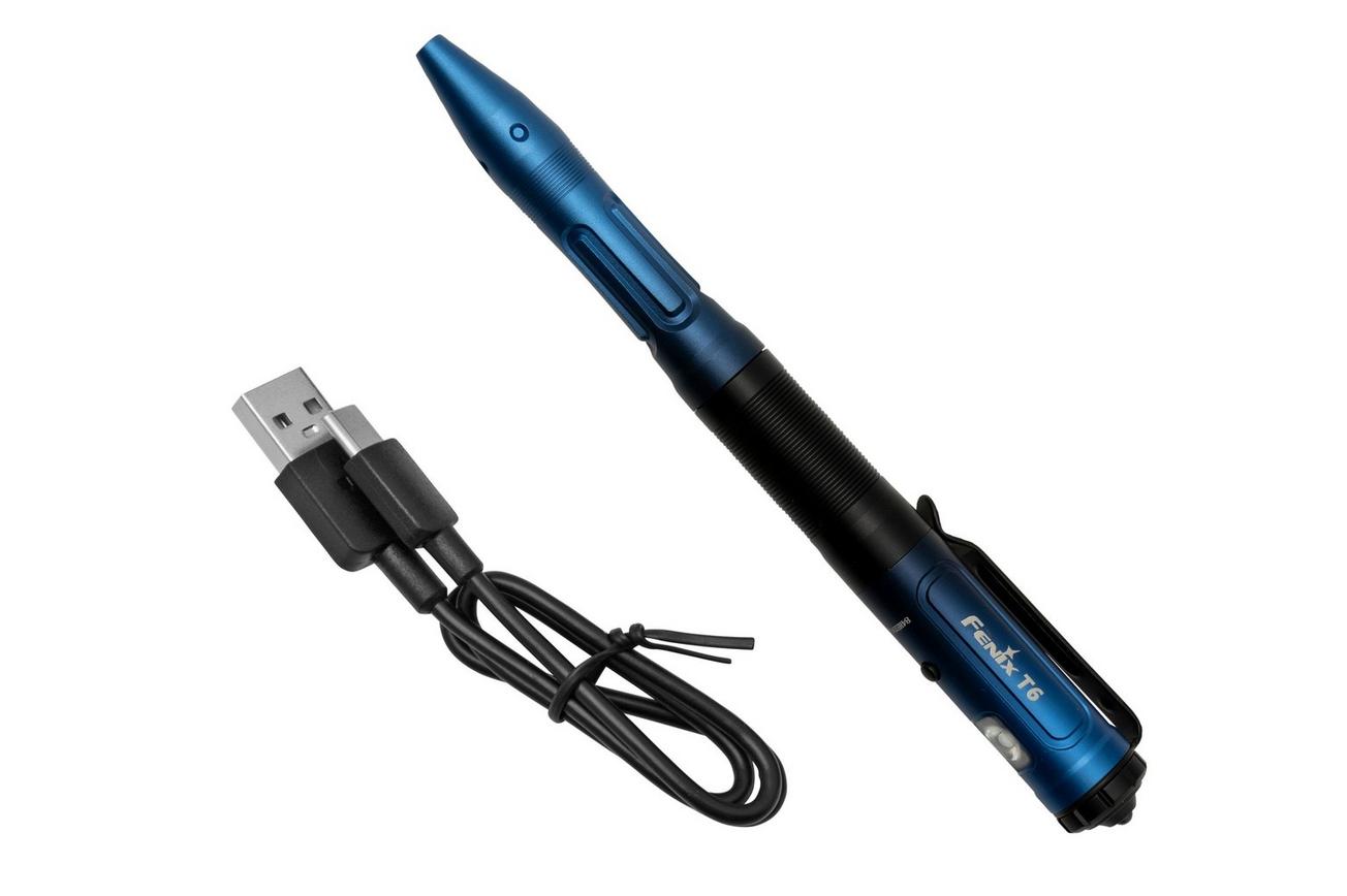 Fenix T6, blauw, tactische pen met zaklamp
