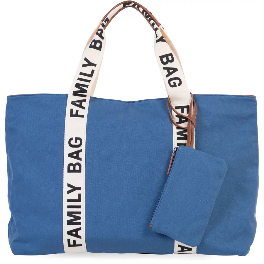 CHILDHOME Family Bag Signatur Canvas indigo