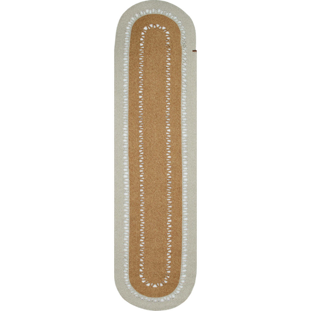 Tapis intérieur extérieur effet jute lima 4503 gris 80 x 300 cm