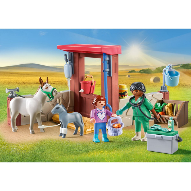 Playmobil® 71471 - Starter Pack Tierarzteinsatz bei den Eseln - Playmobil® Country