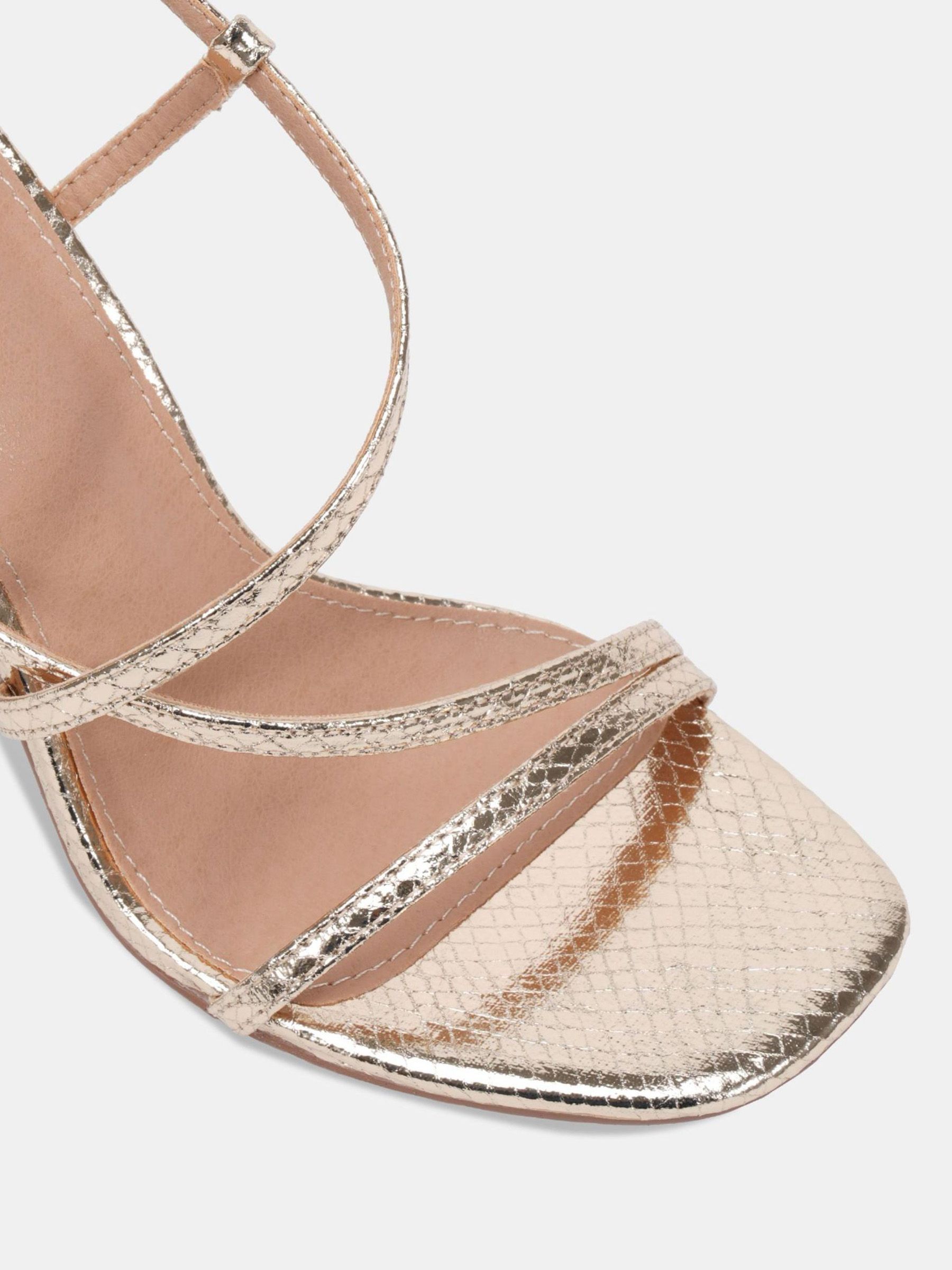 Goud - Novo MONDRIAN Strappy Heeled Sandals