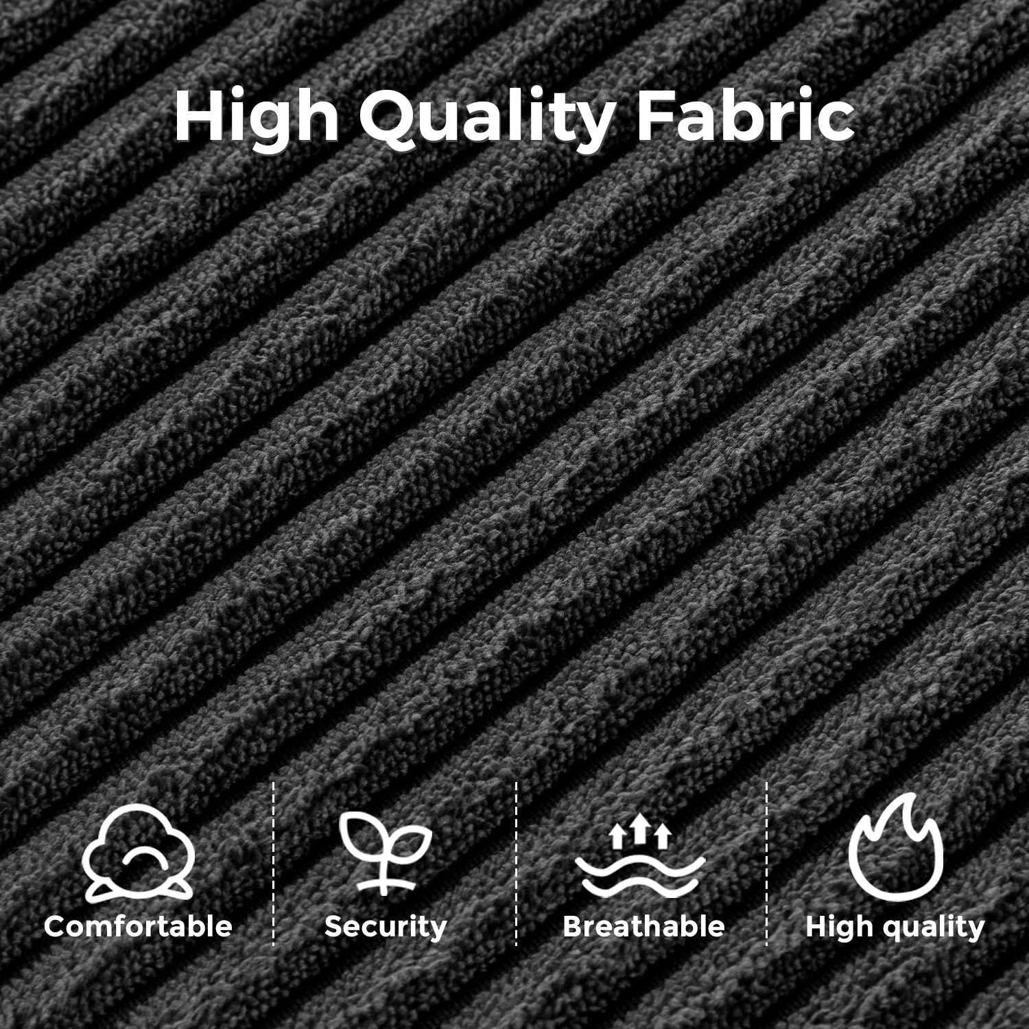 8 Corduroy Folding Couch Sofa Bed,Single