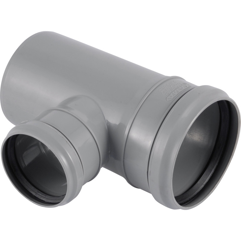 PP T-stuk 87° 110/75mm