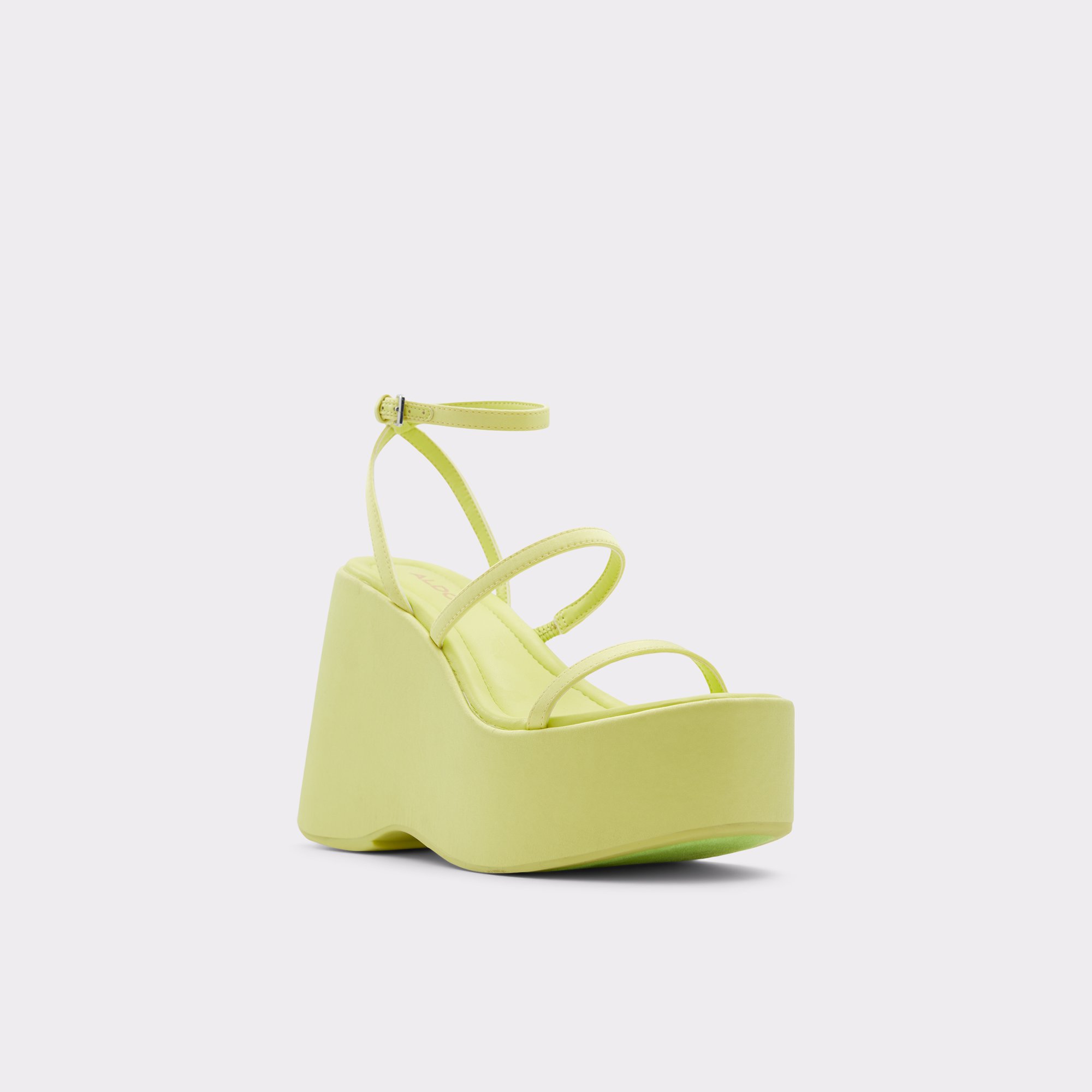 Kasie Medium Yellow Women Wedges & Espadrilles