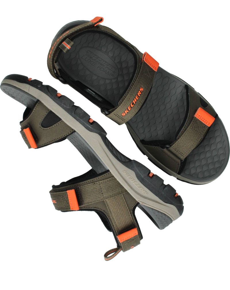 Skechers Relaxed Fit Tresmen Ryer Sandalen Groen Heren