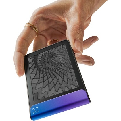 Cryptowallet Ledger Flex Bleu Neptune avec Recovery Key incluse