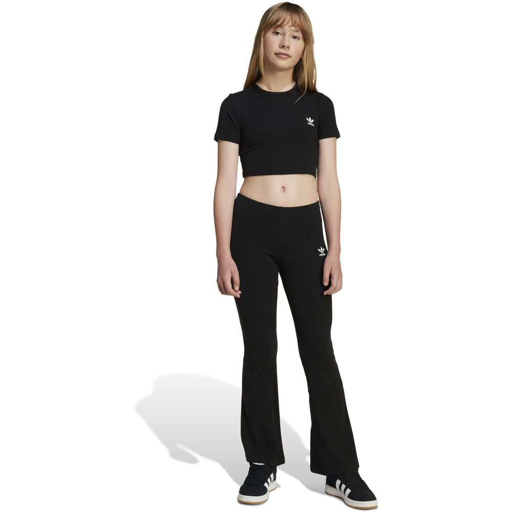 Køb adidas Originals Black Rib Crop T-shirt