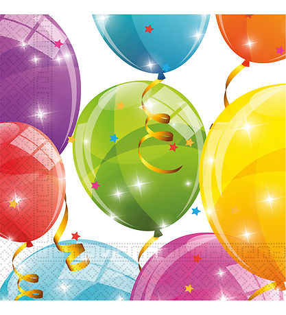 Decorata Party Servietten - 20er-Pack - 33 x 33 cm - Sparkling B
