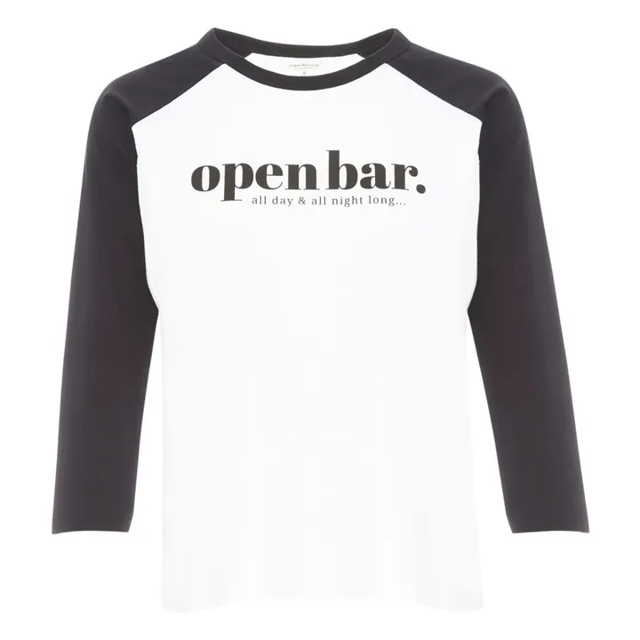 Tajinebanane T-Shirt d'allaitement Open bar | Blanc