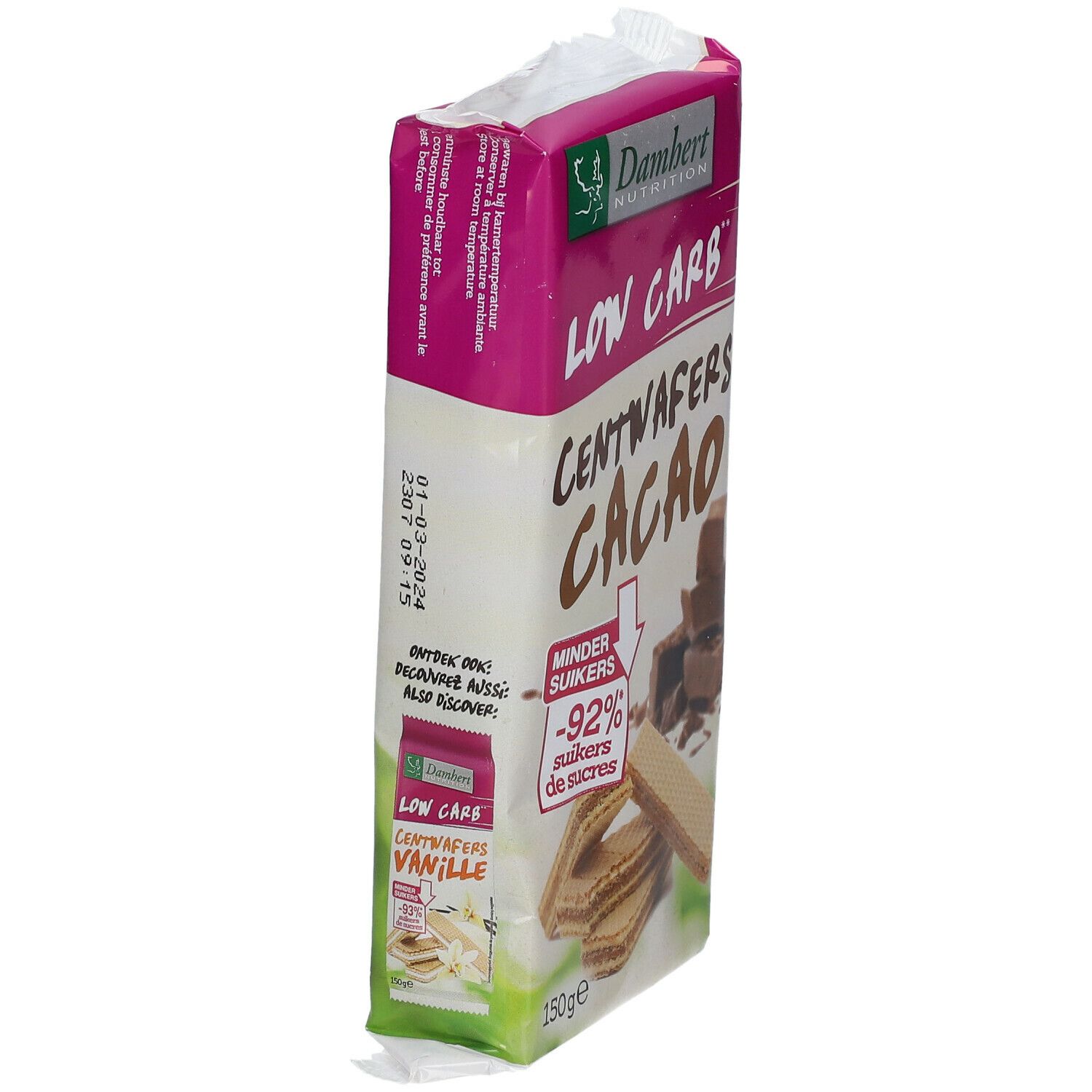 Damhert TAGATESSE® Kakao Waffeln