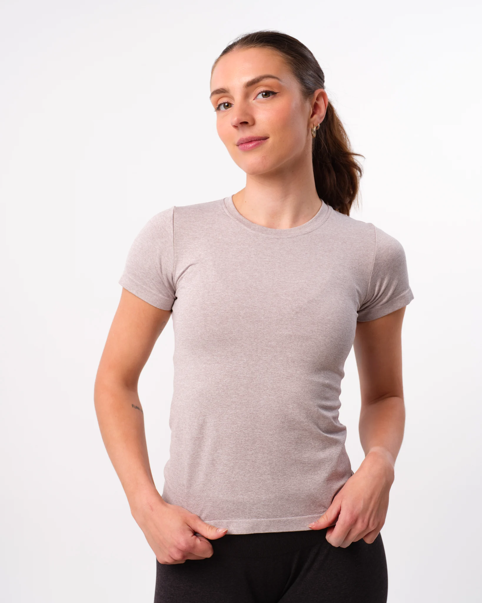 Bumpro Beam Clean Tee Light Grey Marl