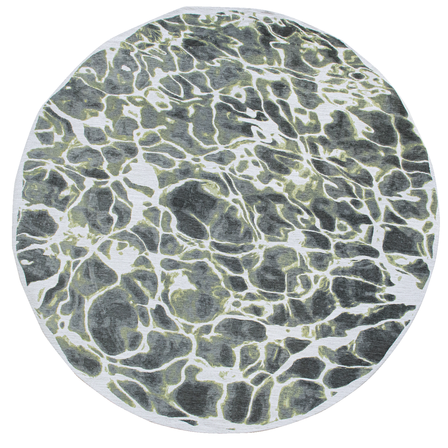 Ecorugs vloerkleed Swim groen ∅ 140 cm