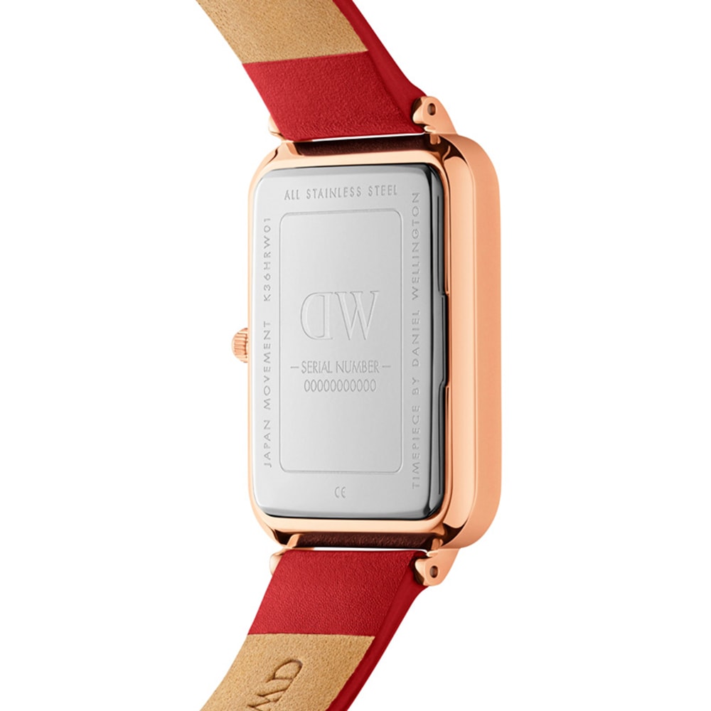Montre Pressed Suffolk - Acier inoxydable & cuir - 36 mm