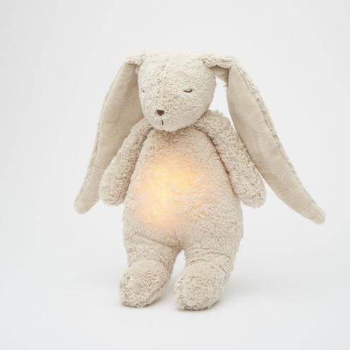 Moonie - lapin nature bio avec sons & lumières - Sable - MOONIE