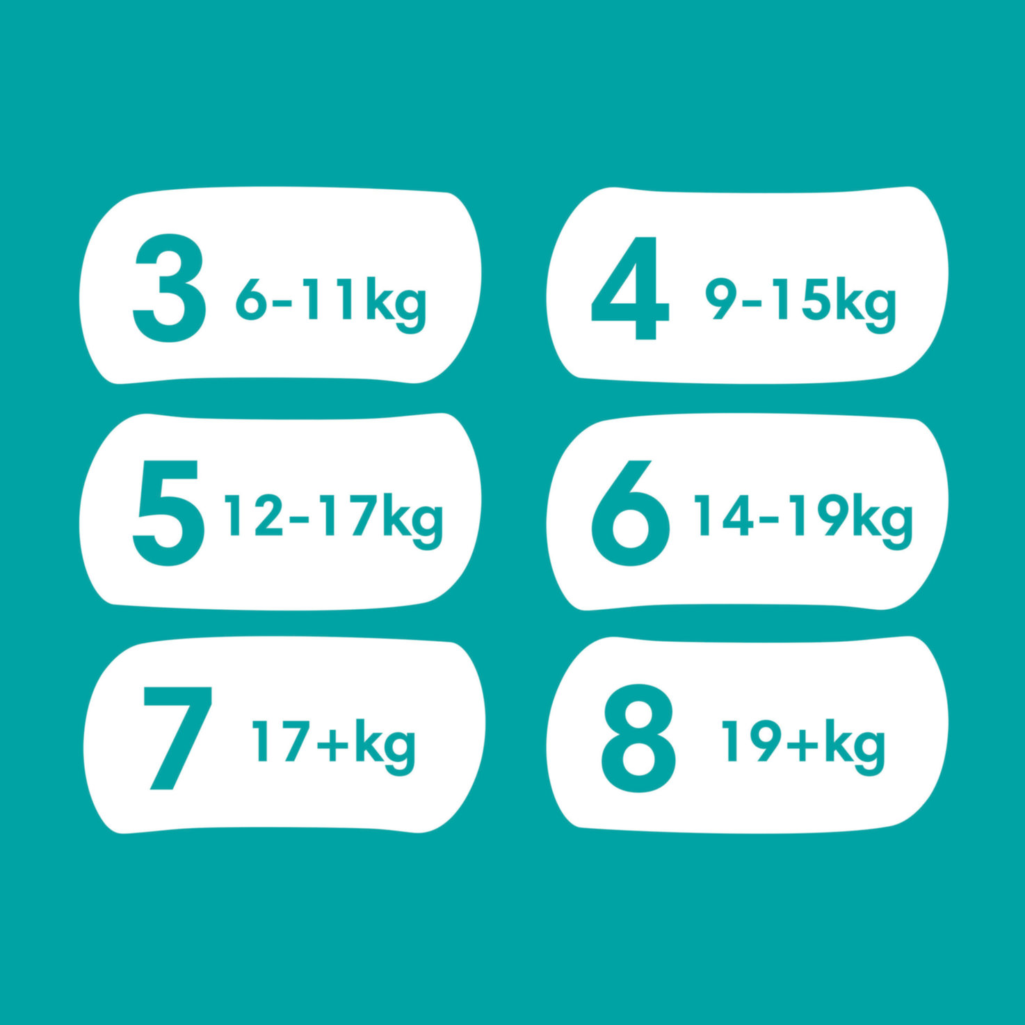 Pampers Baby-Dry Pants Grösse 8, 19+ kg, 117 Stück