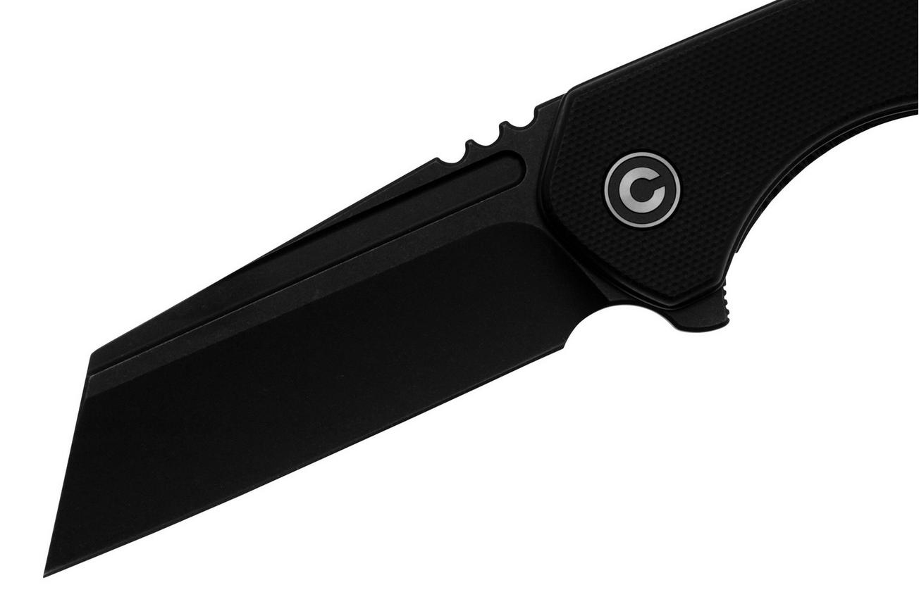 Civivi ExOne C23036-1 Blackwashed Nitro-V, Black G10 zakmes, Brian Brown design