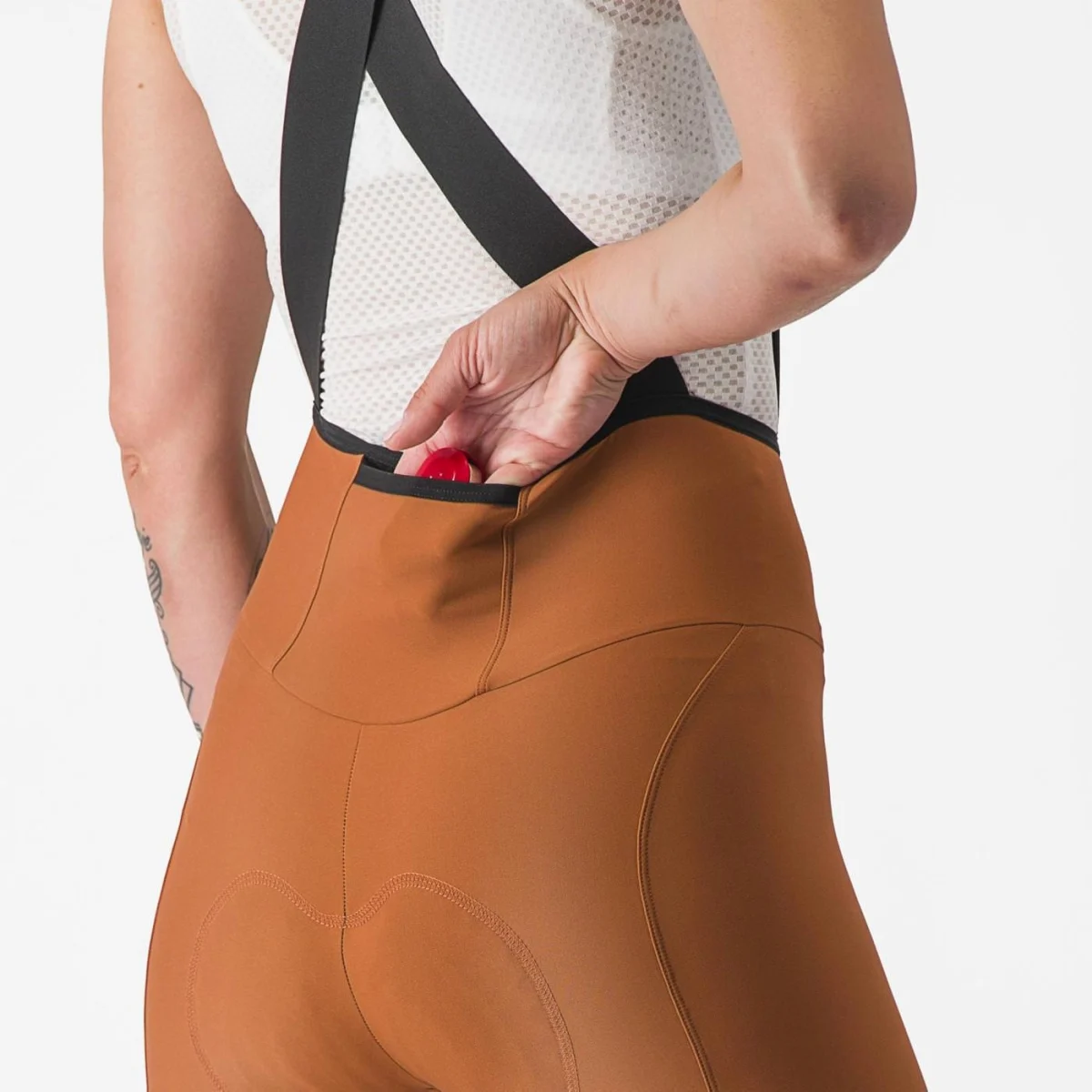 Castelli Espresso W DT Bibshorts til Kvinder i Mocha
