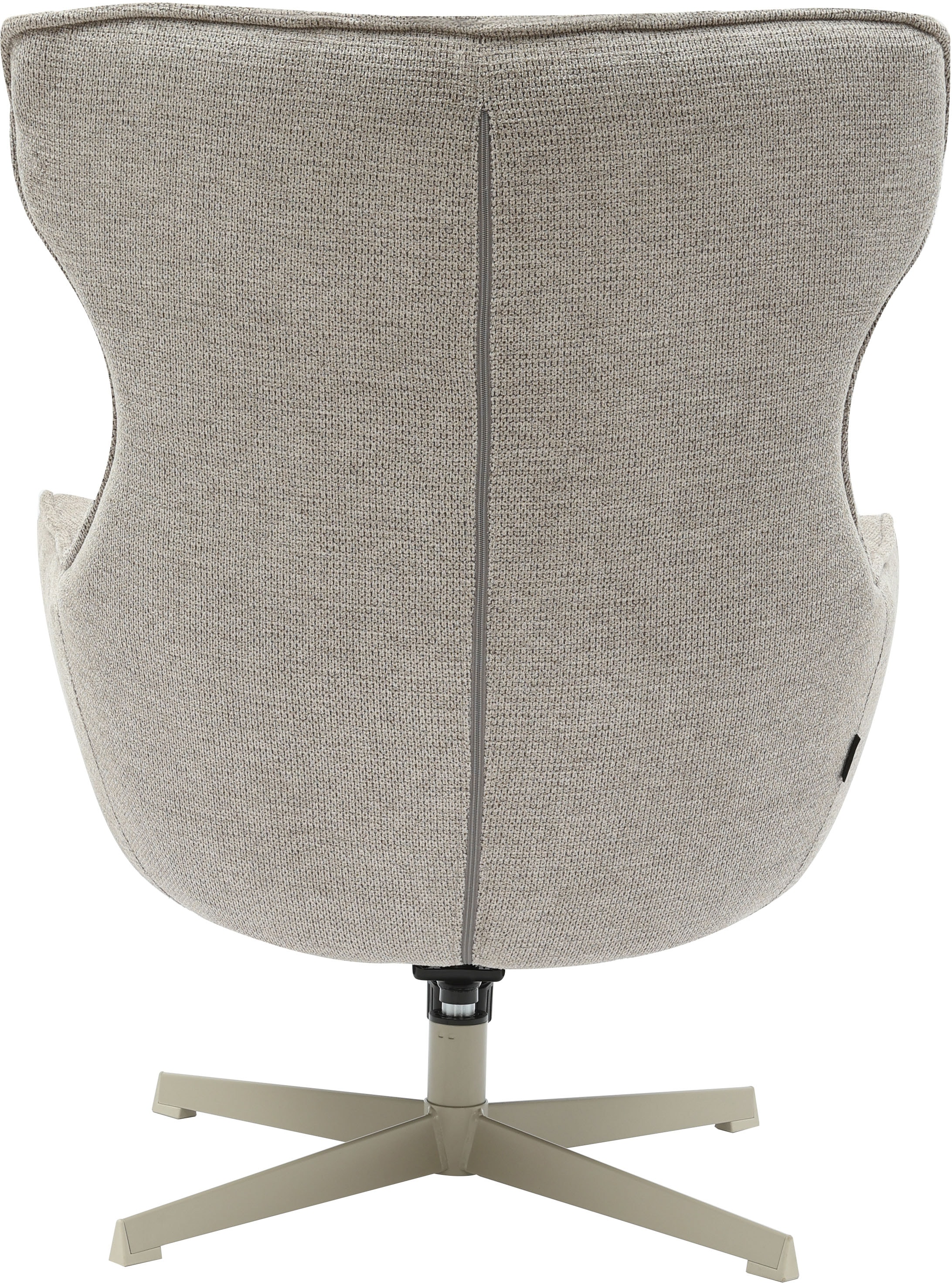INOSIGN Drehsessel »DEGAN Ohrensessel mit Hocker im Set« Relaxsessel mit 360-Grad-Drehfunktion u. Hocker, Webstoff