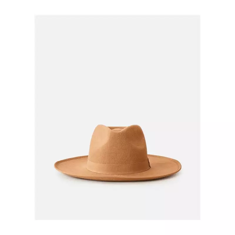 Chapeau RIPCURL Valley Wide Brim Wool Felt Light Brown
