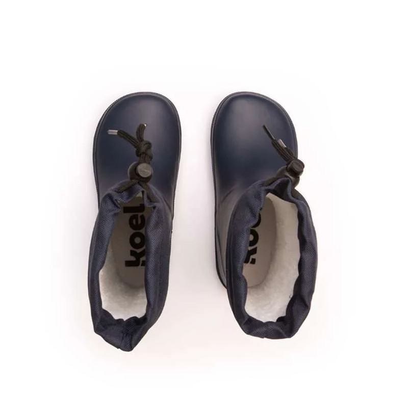 Koel Koel Wellie Fourrées Barefoot Marine Lacets
