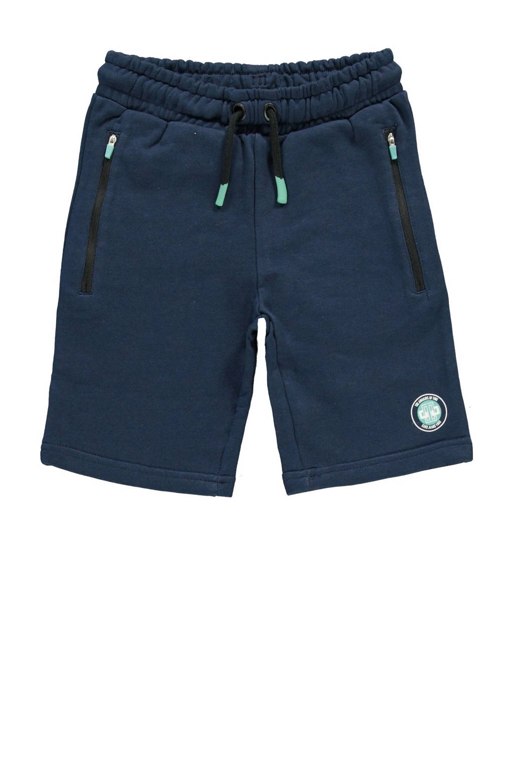 Cars sweatshort FYNANO donkerblauw/mintgroen