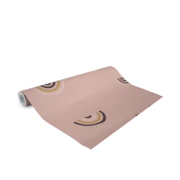 Vliesbehang bodil roze (dessin 113301)