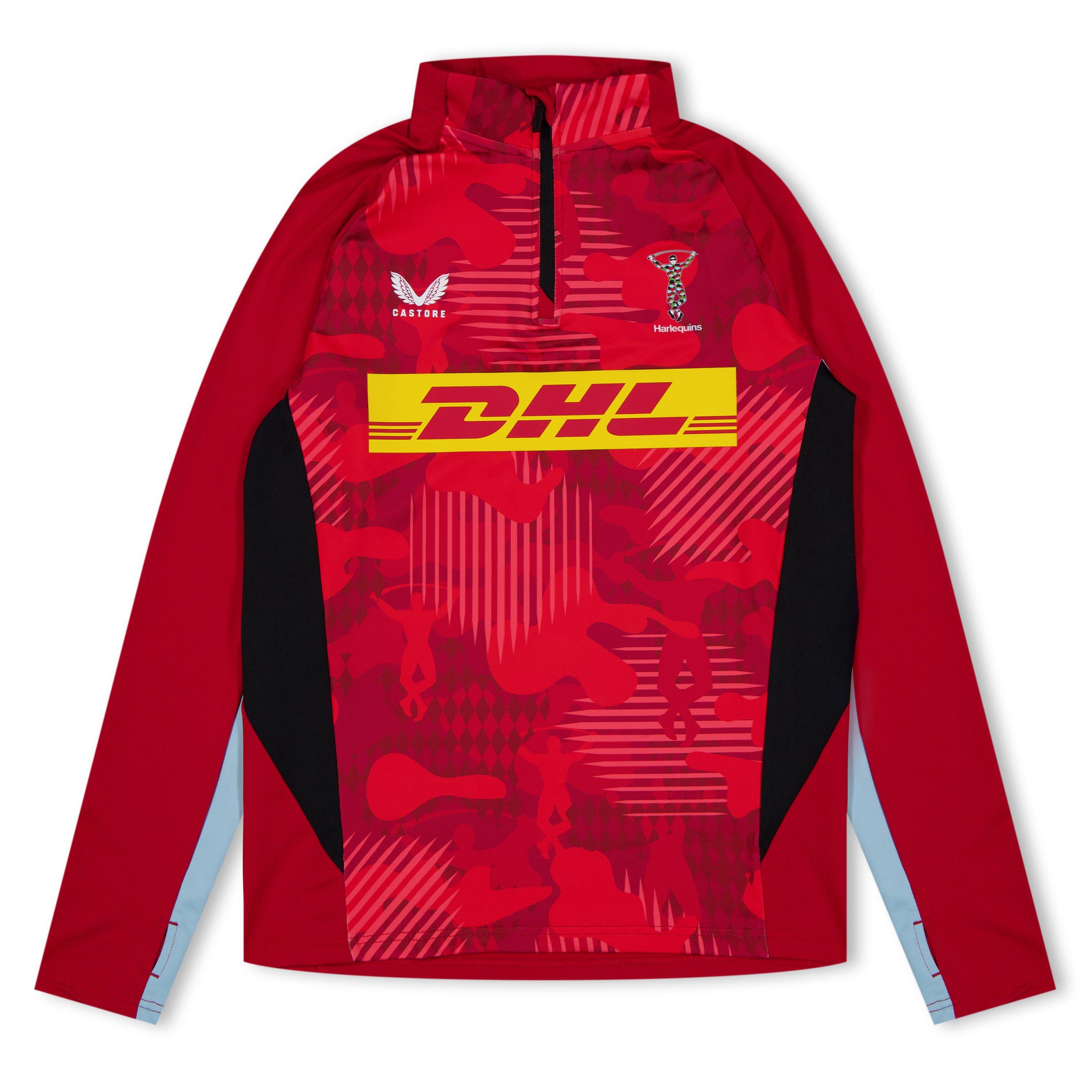 Castore HarlequinsquarterZip Midlayer 2024 2025 Juniors
