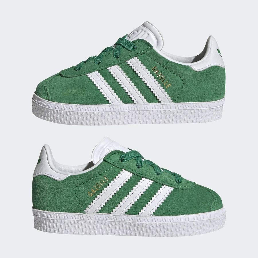 Adidas Original Gazelle Comfort Closure Elastic Laces Shoes Kids