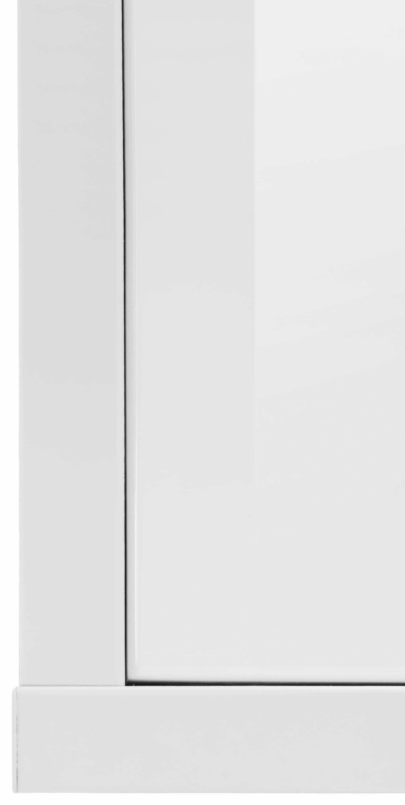 welltime Unterschrank »Siena« Griffloser Badschrank, Hochglanz mit Wechselblende, Breite 35 cm