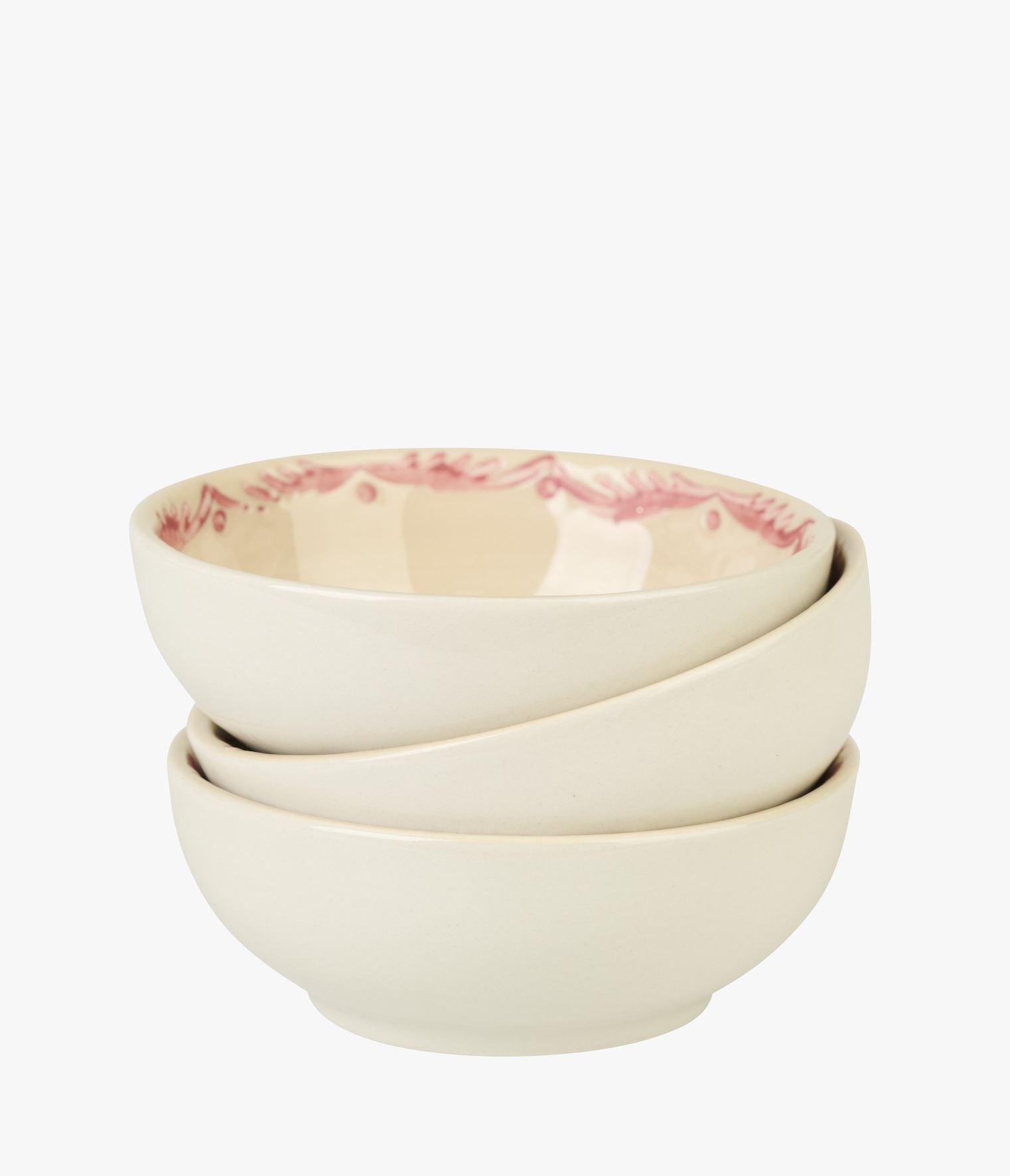 3 pk skåler rød - ø 8,2 h 3cm