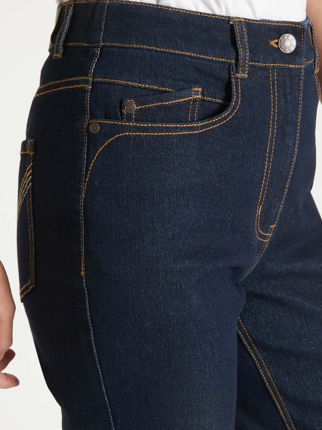 Jean coupe droite taille haute