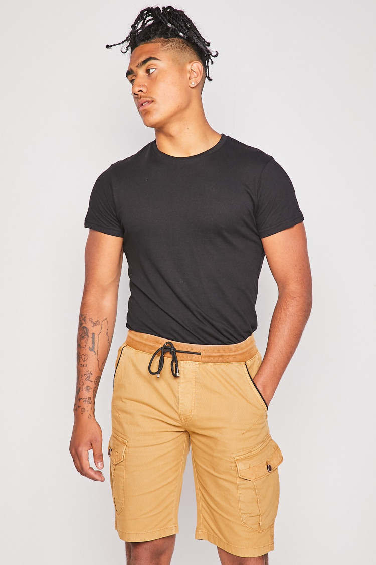 Short marron avec poches