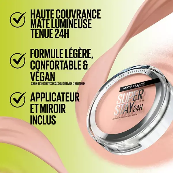 Maybelline New York Superstay 24h Fond de Teint Poudre Hybride N°60 9g