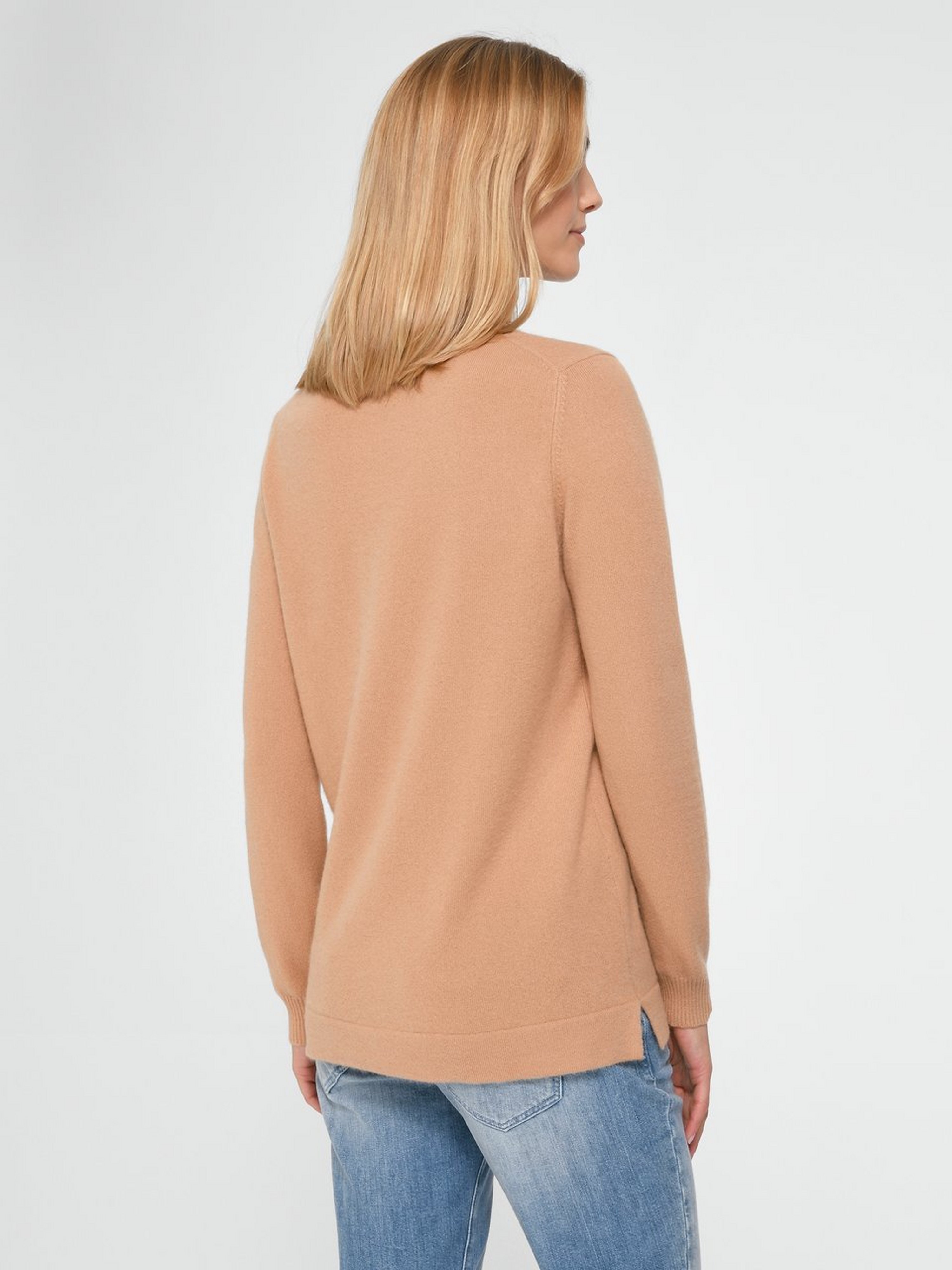 Rundhals-Pullover aus 100% Premium-Kaschmir