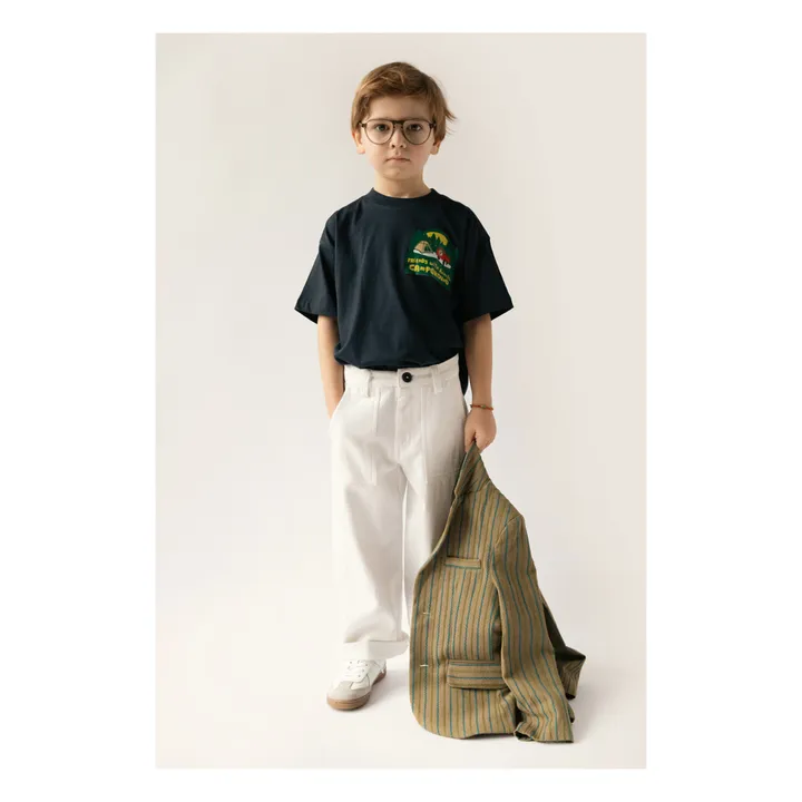 Simple Kids T-Shirt Camper | Noir