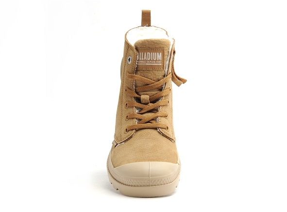 Palladium boots bottine plates femme pampa hi zip wl marron