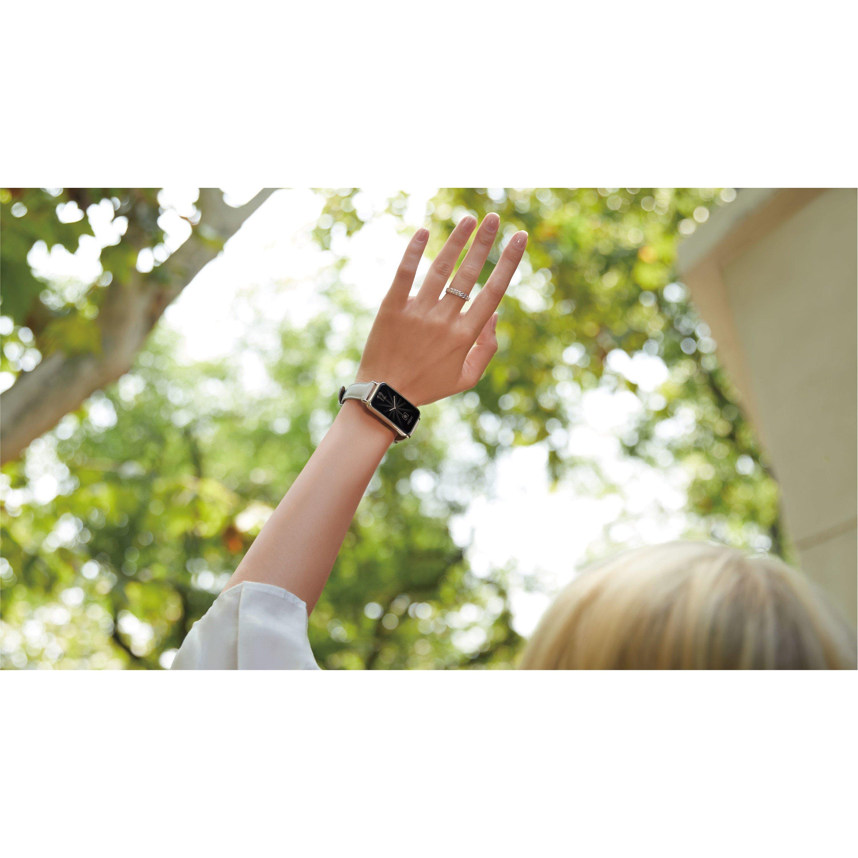Huawei GAME HUAWEI WATCH FIT mini GoldFrosty White Strap