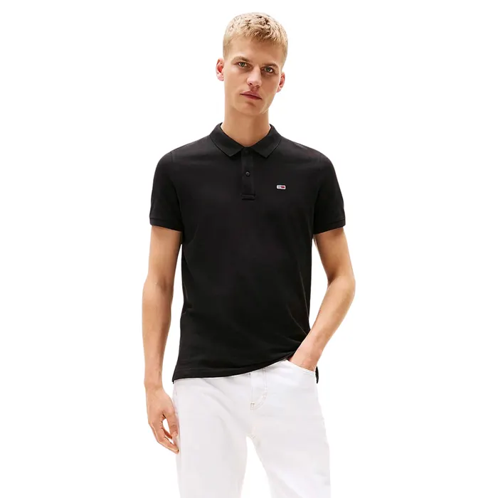 Tommy Hilfiger Slim Placket Flag Polo Heren