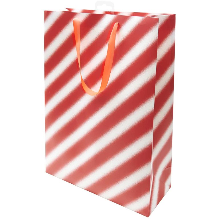 Geschenktüte Streifen Spraypaint
