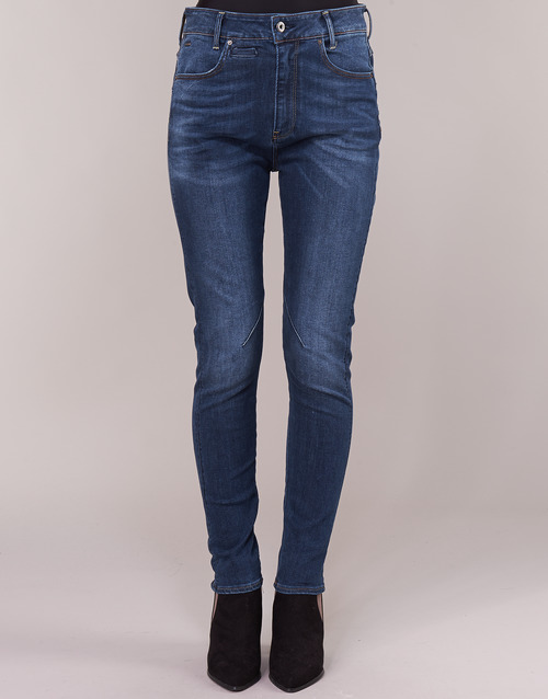 G-Star Raw - D-STAQ MID BOY SLIM - Bleu Faded Medium Aged