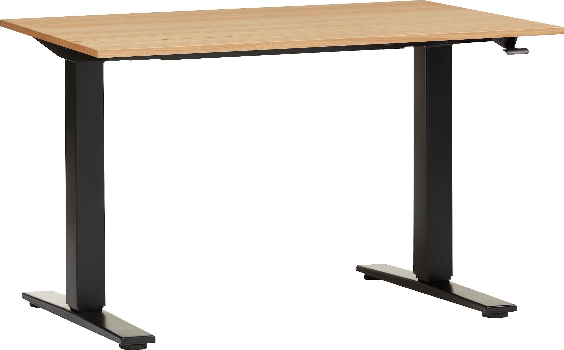 ECCO Light_Pult h.v.135x70_schwarz/eiche - Eiche / B: 135.0 cm x T: 70.0 cm x H: 73.0 cm