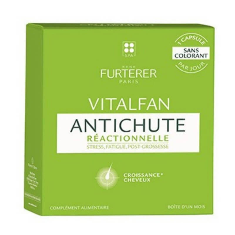 Compléments alimentaires antichute réactionnelle 3 mois Vitalfan René Furterer