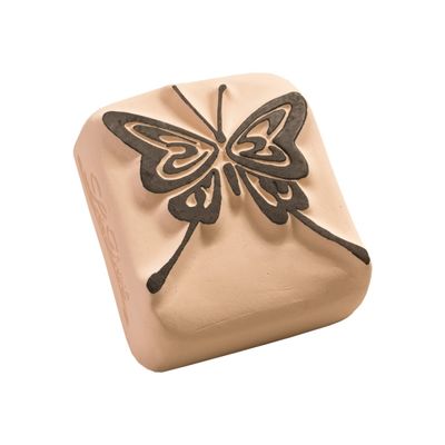 LaDot - Pierre pour tatouage éphémère - en céramique - taille L (4 x 5 cm) - papillon