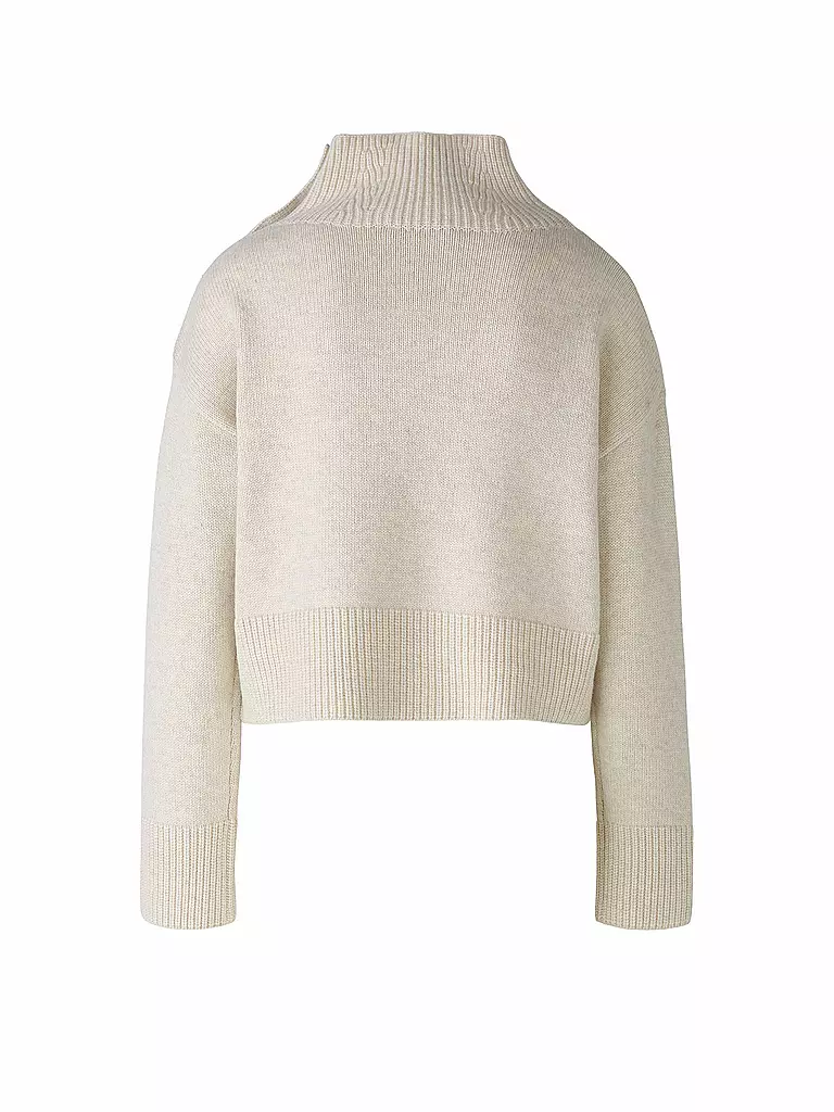 OUÍ Rollkragenpullover creme