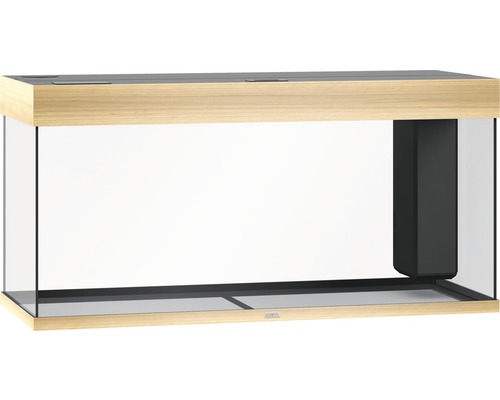 JUWEL Rio 180 aquarium met LED-verlichting, pomp, filter, verwarming (zonder kast), licht hout