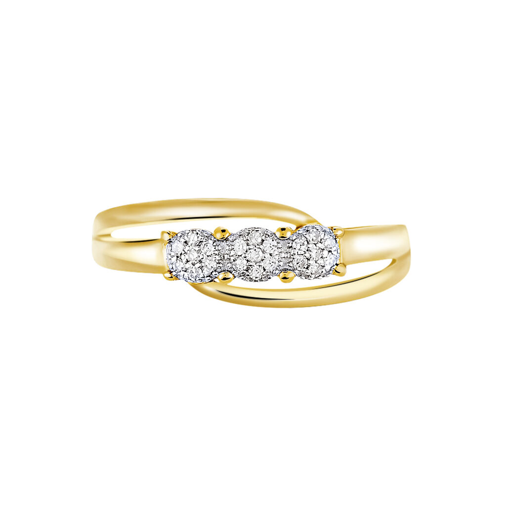 Bague Nolan Or Jaune Diamant