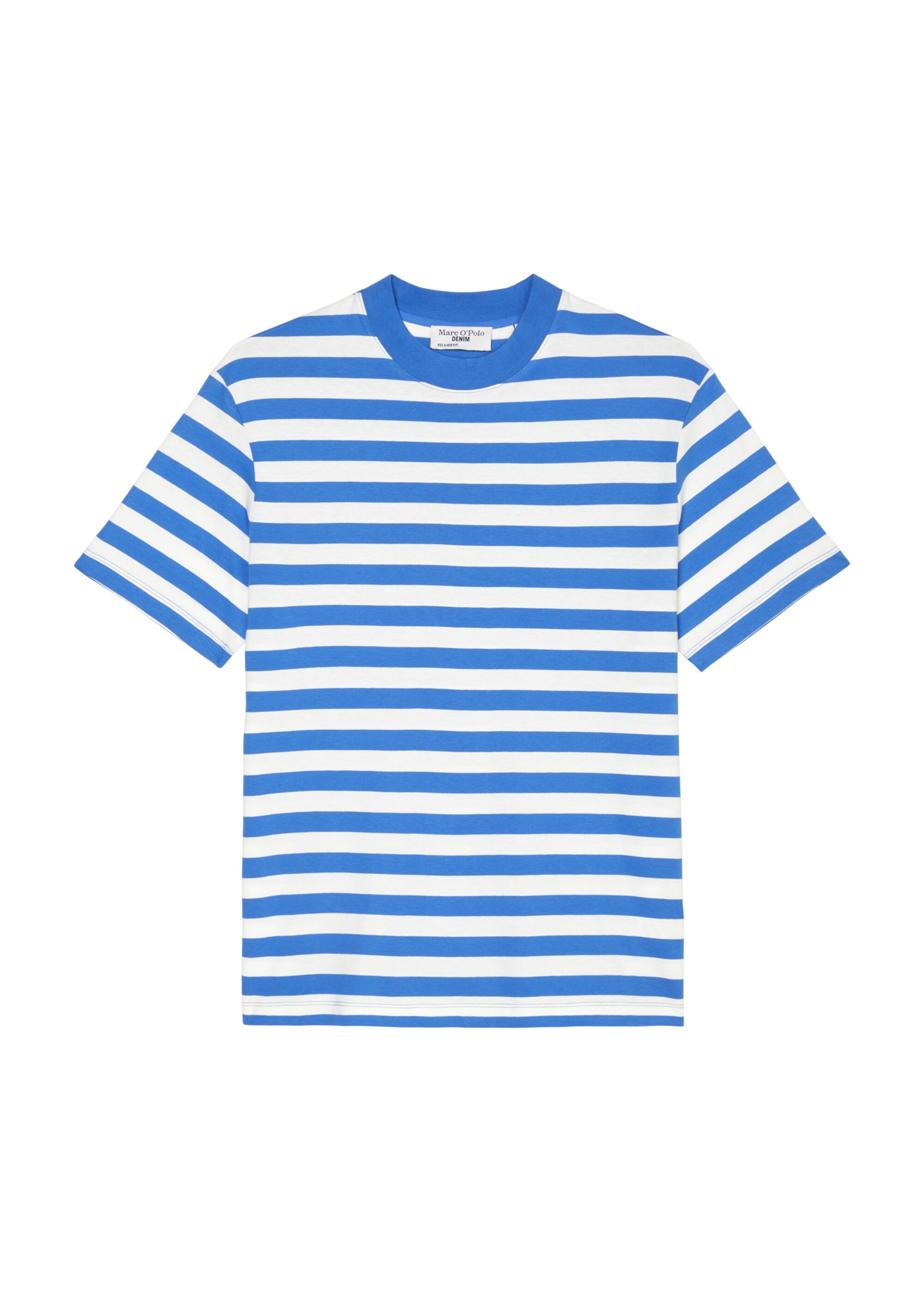 T-Shirt relaxed mit garngefärbtem Streifen-Muster