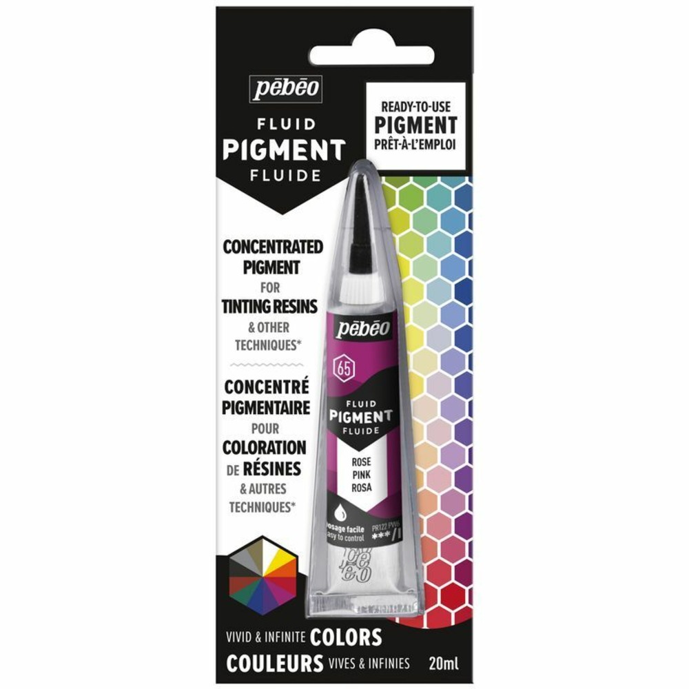 Colorant pigmenté pour résine - rose - 20 ml