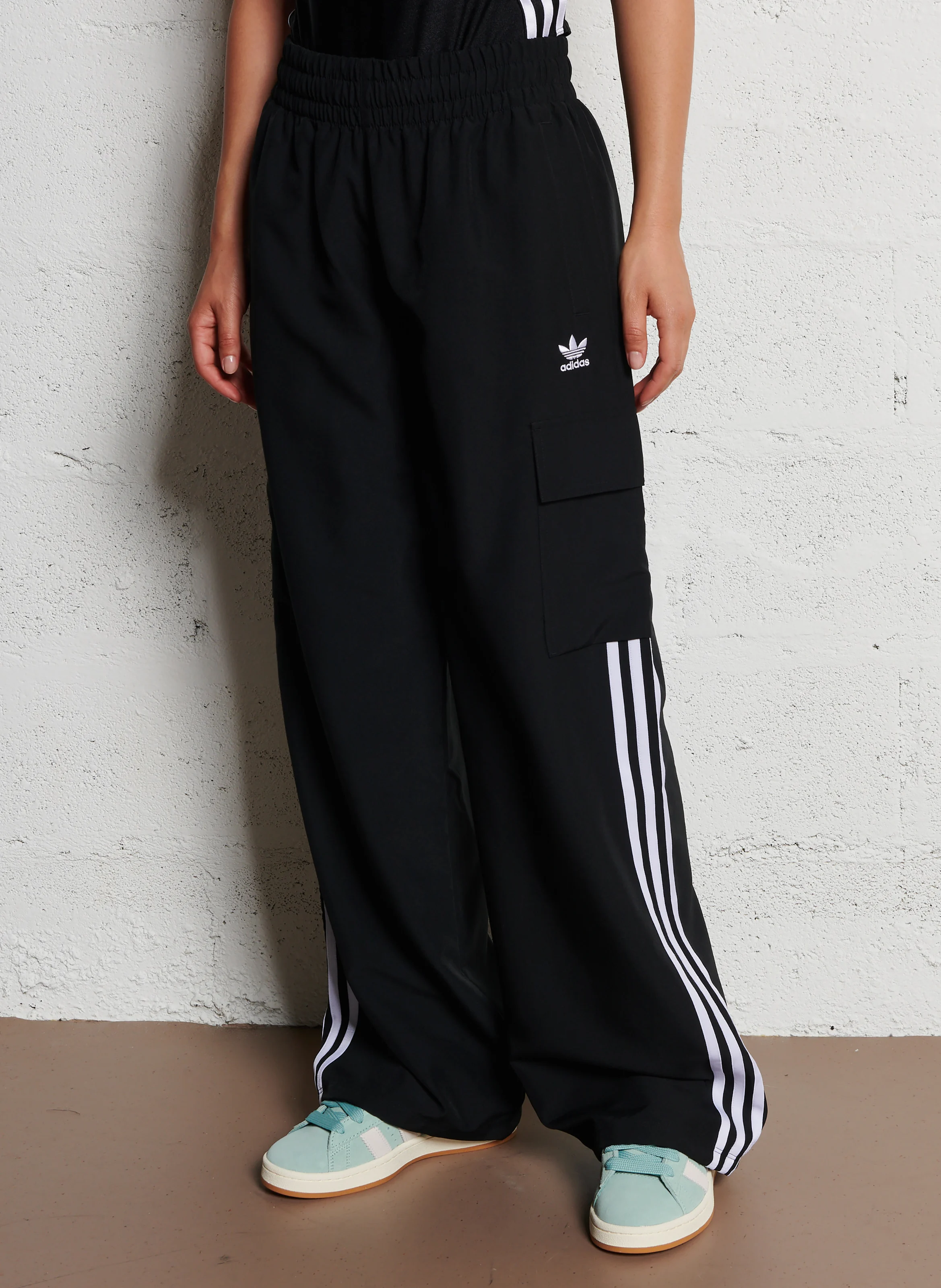 Pantalon large| Noir