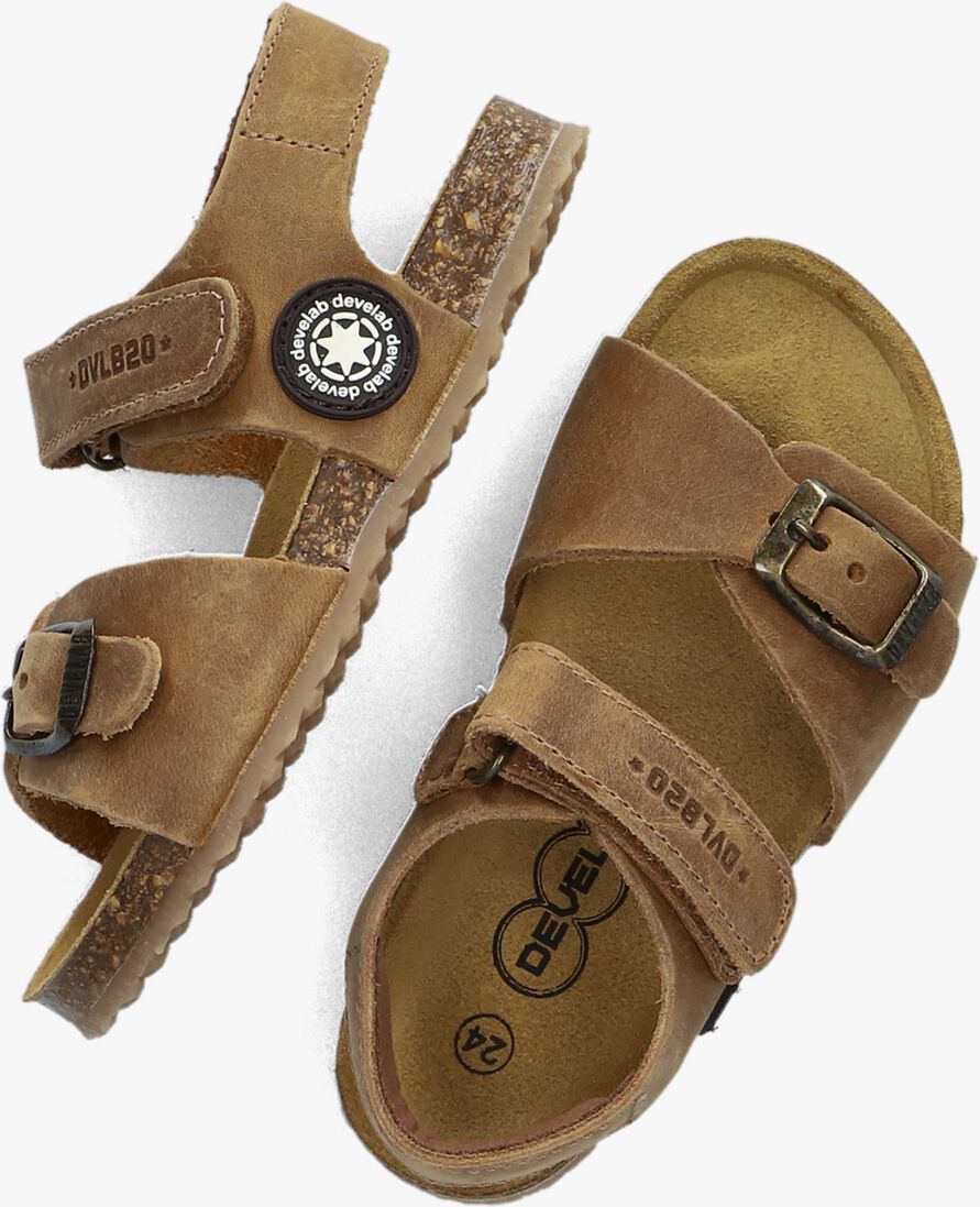 DEVELAB cognac develab sandalen 48205